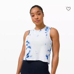Lululemon Train to Be tank in Shibori